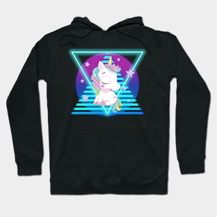 Retro Dreamy Star Unicorn Hoodie